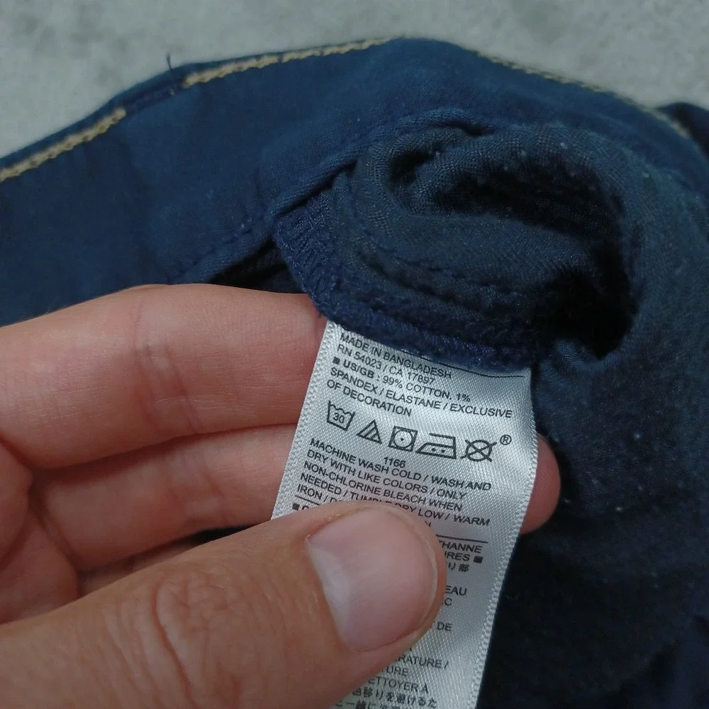 Banana Republic Jeans Mens 35x32 Blue Travel Athletic Fit Preppy